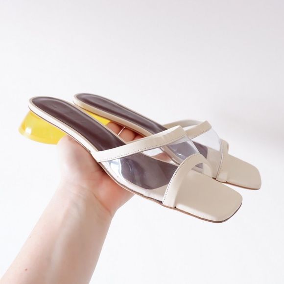 STAUD SIMONE MULES IN GOLDIE - Picture 4 of 9